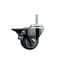 Service Caster 3 Inch Thermoplastic  Rubber Wheel Swivel 34 Inch Threaded Stem Caster with Brake SCC SCC-TS20S314-TPRB-PLB-34212 - alternate 1